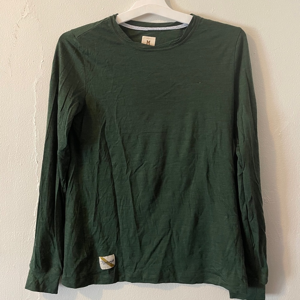 BLEMISHED Tracksmith Harrier Running Top, Womens Size M